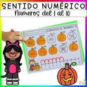 Portada de Sentido Numérico · Números del 1 al 10