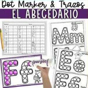 Portada de El Abecedario Dot Marker · Actividad Motricidad Fina