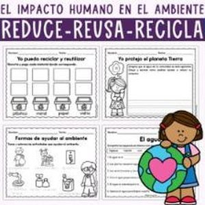 Portada de Protejo el Medio Ambiente Reducir Reusar Reciclar