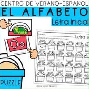 Portada de Alfabeto/Letra Inicial Centro de Verano Español