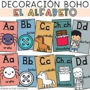 Portada de Decoración Boho El Alfabeto
