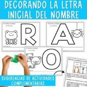 Portada de Decorando la Letra Inicial del Nombre