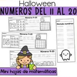Portada de Halloween Números del 11 al 20