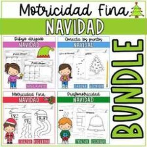 Portada de Navidad Motricidad Fina
