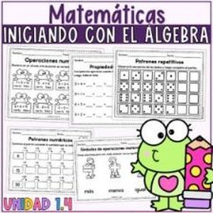 Portada de Unidad 1.4 Iniciando con el Álgebra