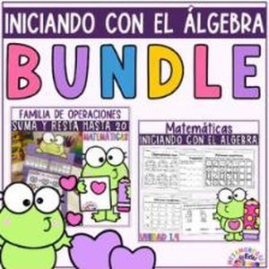 Portada de Iniciando con el Álgebra & Familia de Operaciones con Marco de Diez