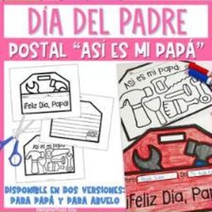 Portada de Postal para el Día del Padre