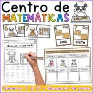 Portada de Centro de Matemáticas Números 0-10 y Secuencia de Pasos