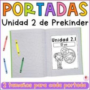 Portada de Portadas para la Unidad 2: Mi cuerpo es importante Prekínder