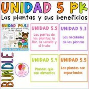 Portada de Unidad 5 Las plantas y sus beneficios
