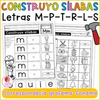 Portada de Construyendo Sílabas (m-p-t-r-l-s)