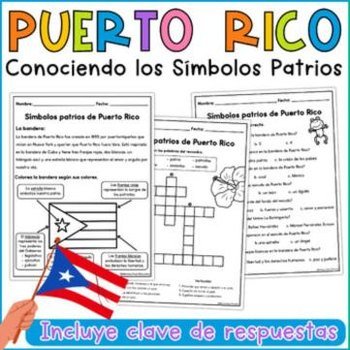Portada de Símbolos Patrios de Puerto Rico