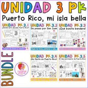 Portada de Unidad 3 Puerto Rico, mi isla bella